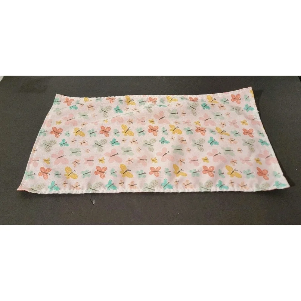 Barbie Doll Bed Blanket Comforter Bedroom Dollhouse Toy Barbi Pink Butterflies